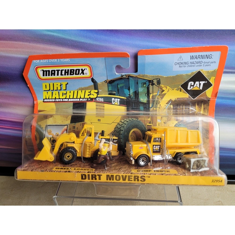 MATCHBOX Dirt Machines-Dirt movers, Vintage, 1997